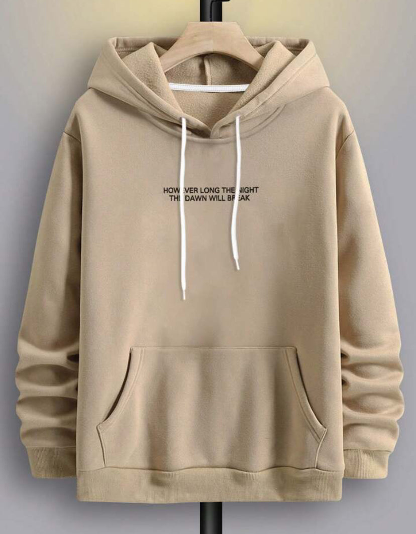 Hoodie ‘However long the night’