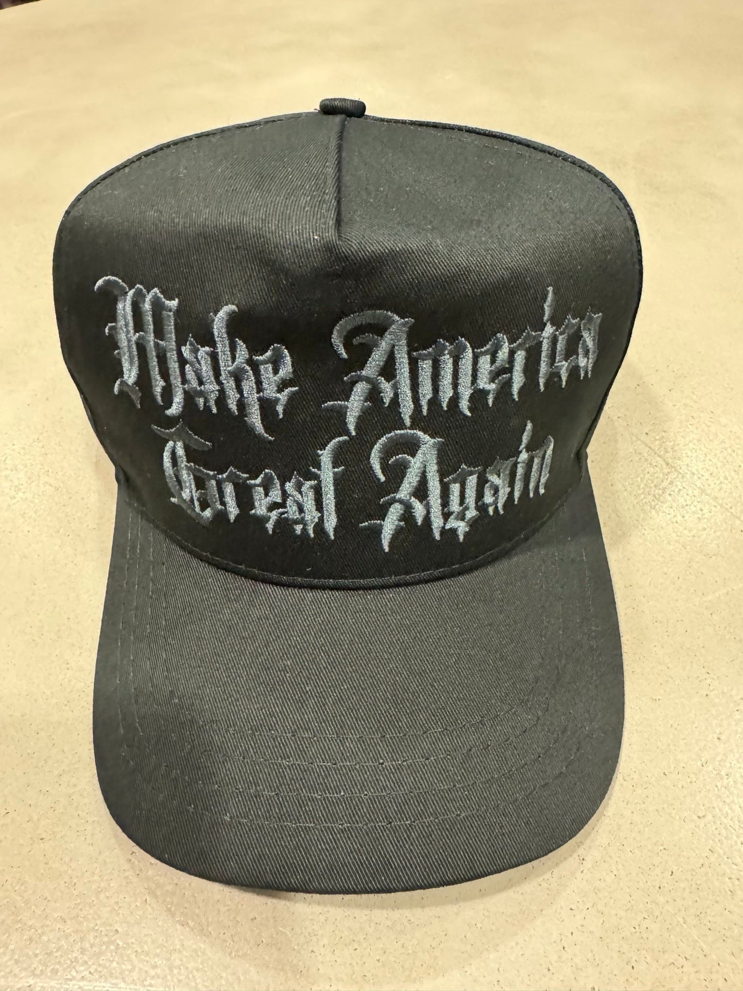 Dark Gothic MAGA Hat 45-47 MAGA Hat Trump Musk