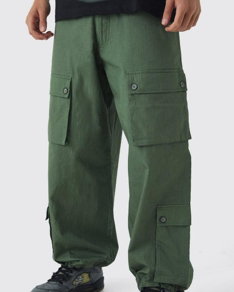 Parachute Ripstop Cargo Trousers