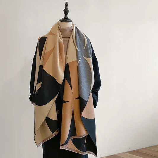 Luxury Thick Blanket Shawl Winter